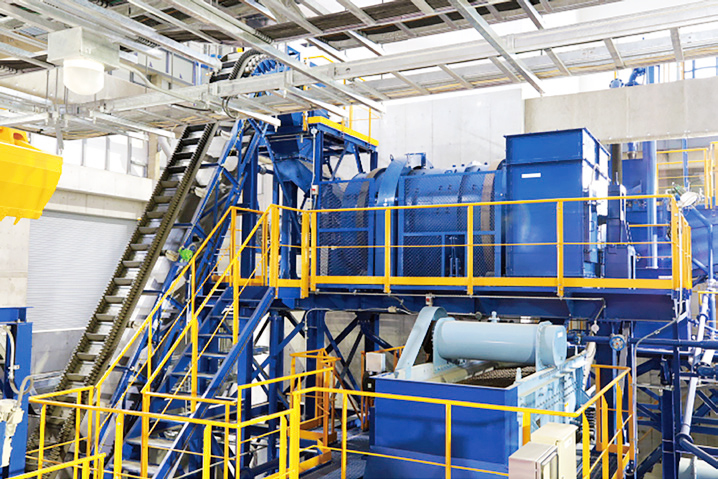 湿式分級・洗浄施設1